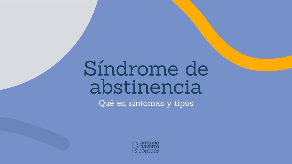 síndrome de abstinencia